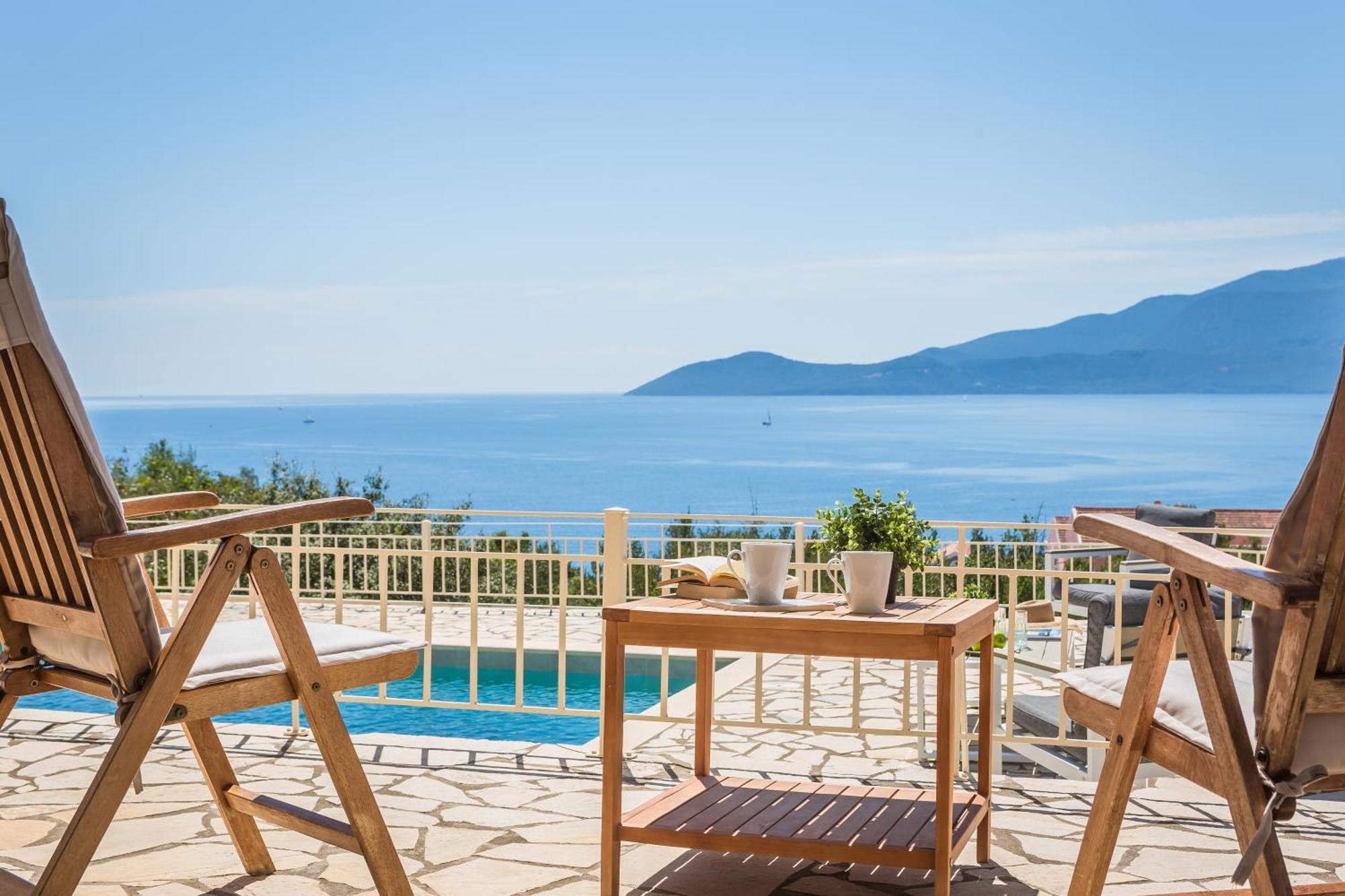 Villa Irida Agia Efimia Bagian luar foto